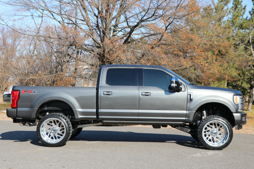 2017 Ford F 250 Platinum Only 7k Miles 24s On 35s Brand New Lifted