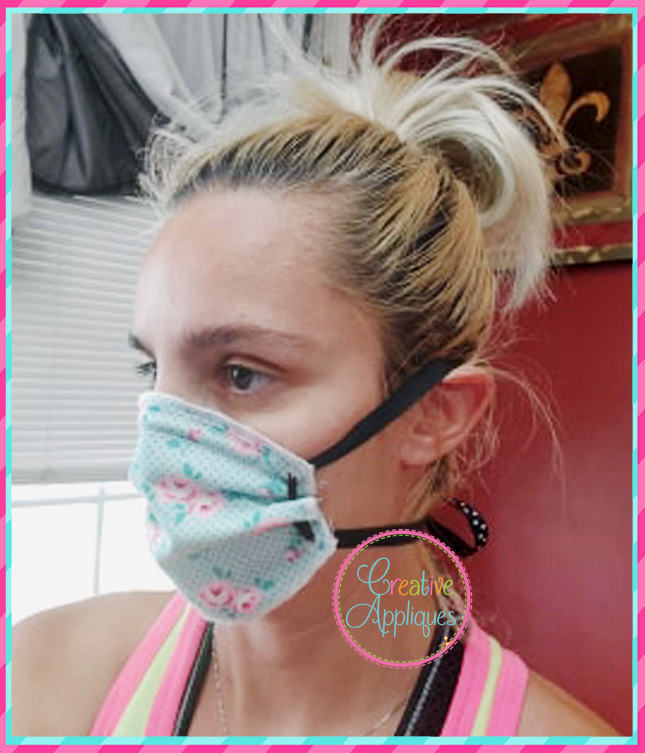 FREE In The Hoop Breathing Face Mask Products SWAK Embroidery