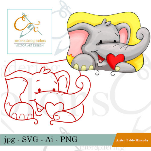 Free Free 270 Elephant Heart Svg SVG PNG EPS DXF File