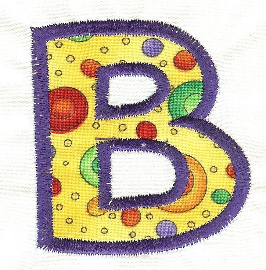 Cheri Applique Alphabet - 4x4 - Products - SWAK Embroidery