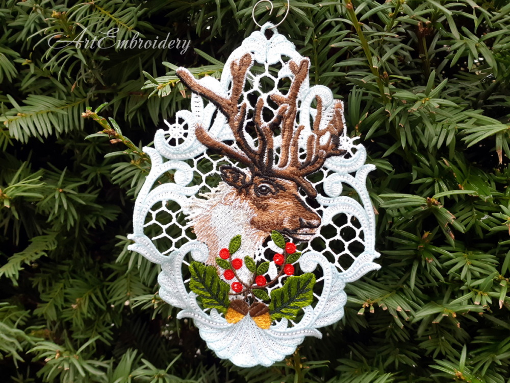 FSL Reindeer 3 Sizes! Products SWAK Embroidery