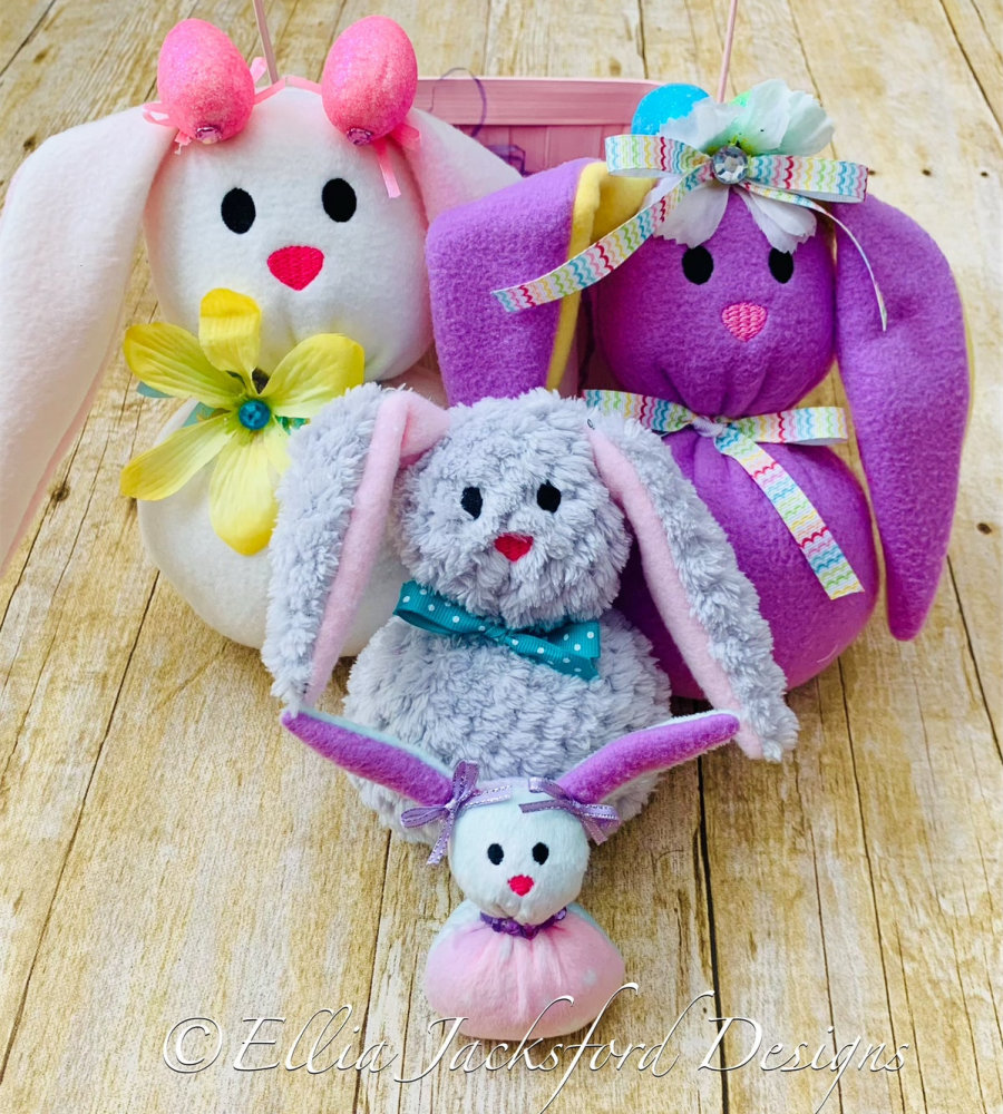 Bunny Stuffie - 4 Sizes! - Products - SWAK Embroidery