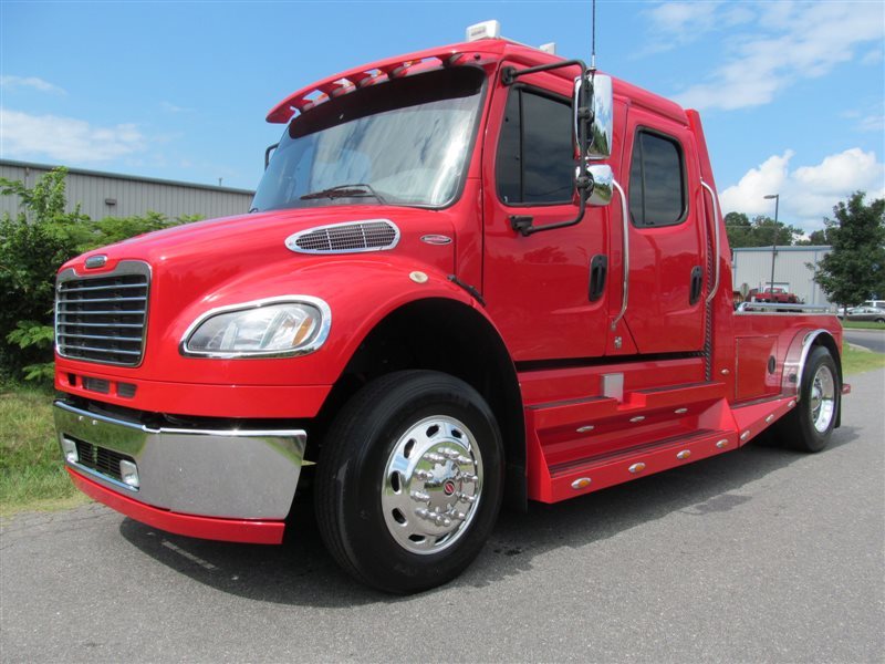 2008 Freightliner M2 106 Sports Chassis Crew Cab Flat Bed | Find Diesel ...