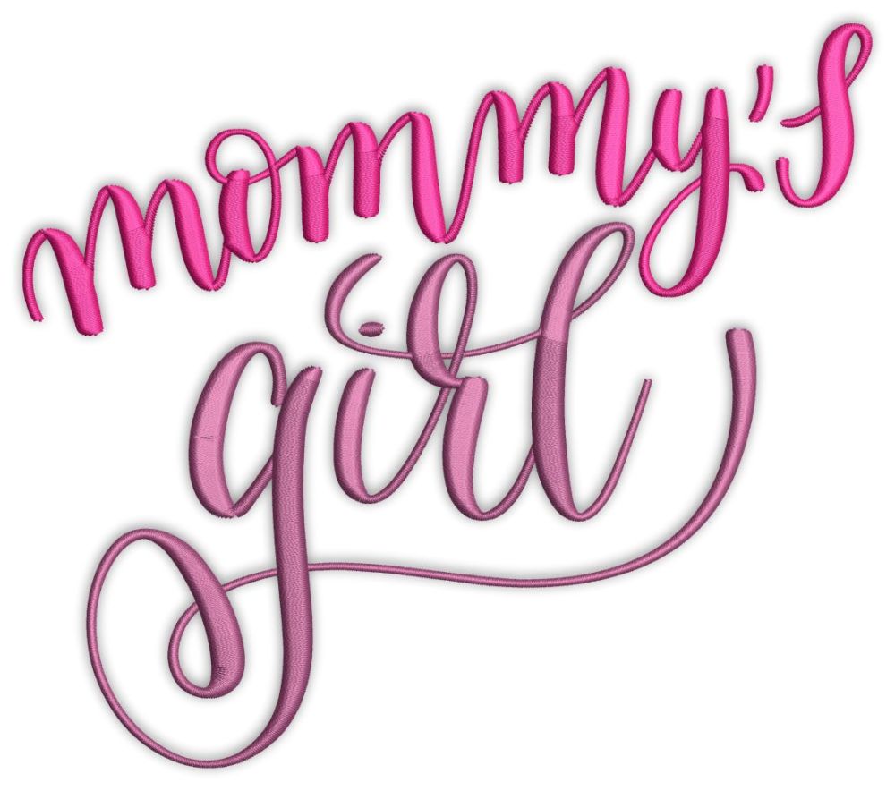Mommys Girl 12 Sizes Products Swak Embroidery