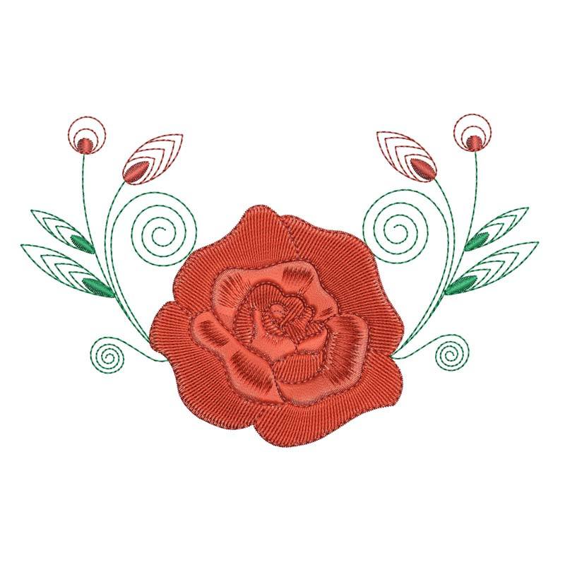 Red Roses Set, 18 Designs - 2 Sizes! - Products - SWAK Embroidery