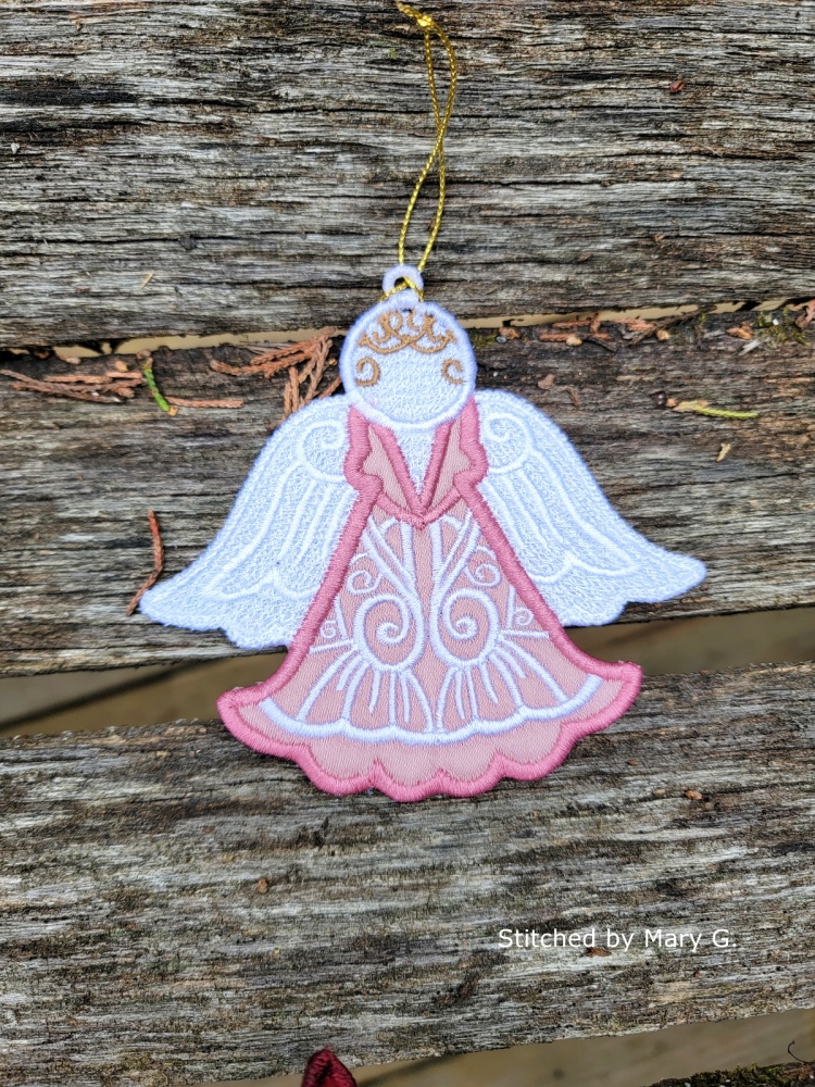 Free Standing Angels - 2 Designs - Products - SWAK Embroidery