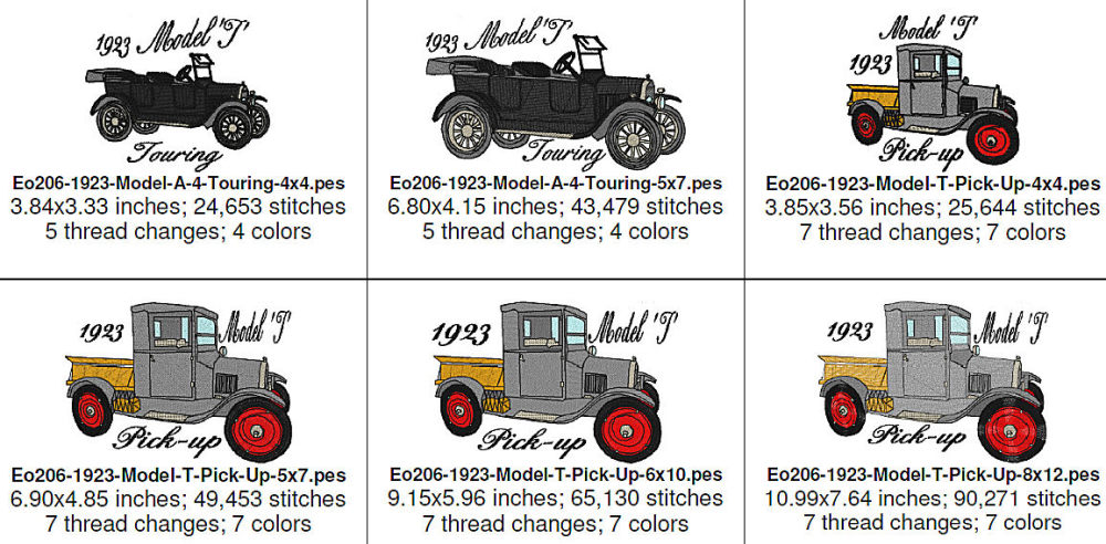 The Wonderful World of Antique Fords Set - 4 Sizes! - Products - SWAK