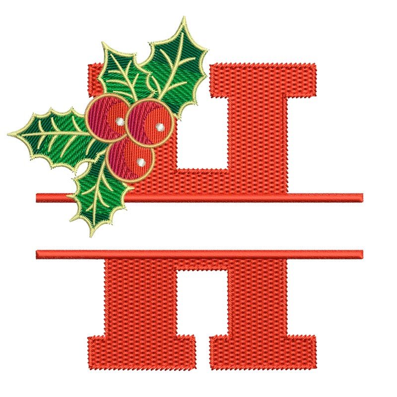 Christmas Personalized Alphabet Set 26 Designs 4 Sizes Products