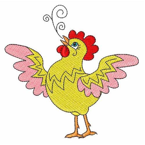 Chicken Clucking 4x4 Products SWAK Embroidery