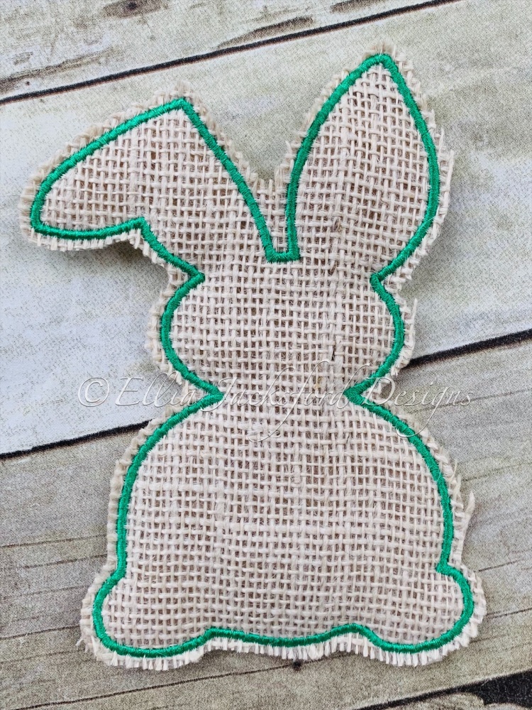 Bunny Silverware Holder - 5x7 - Products - SWAK Embroidery