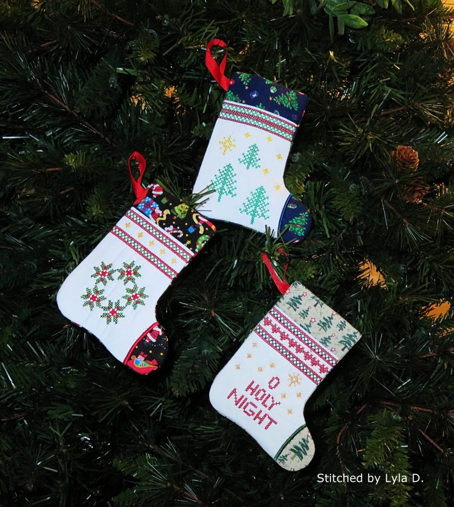 Hope Mini Stocking Ornament Cross Stitch Kit - 091955700763