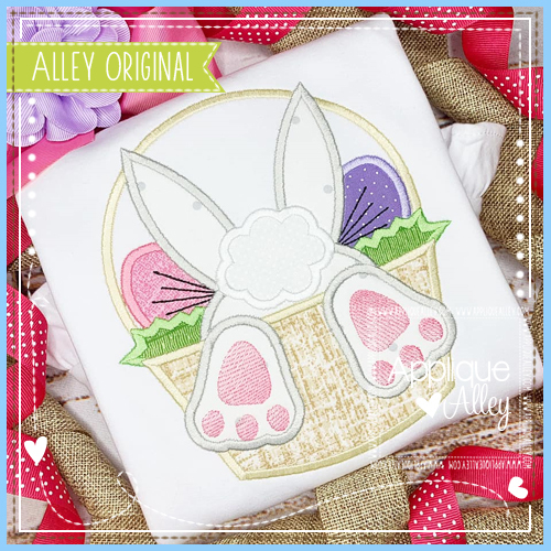 Bunny Tail in Basket Applique - 4 Sizes! - Products - SWAK Embroidery