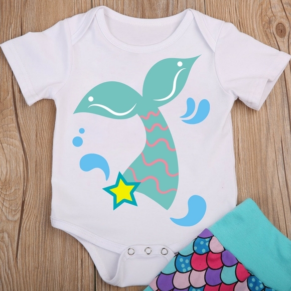 Mermaid Tail 2 - Cutting Files & Clipart - Products - SWAK Embroidery