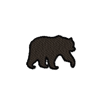 Mini Bear Silhouette - 3 Sizes! - Products - SWAK Embroidery
