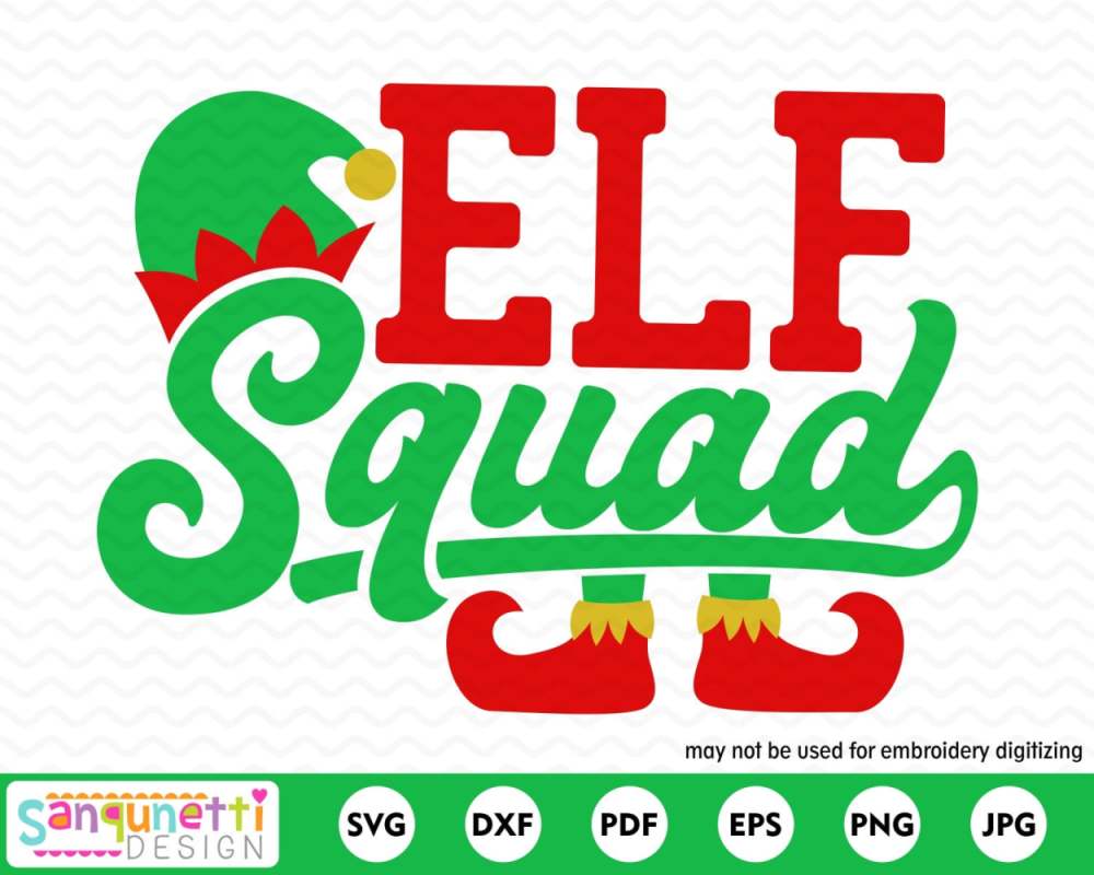 Download Elf Squad - Cutting Files - Products - SWAK Embroidery