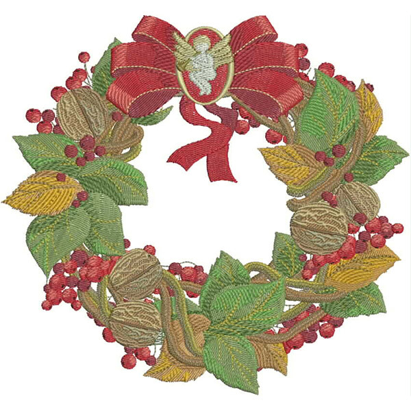 Wreaths For Christmas - 3 Sizes! - Products - SWAK Embroidery