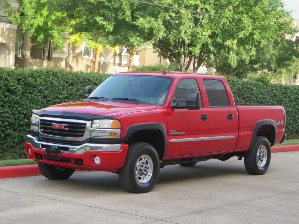 2006 GMC Sierra 2500HD Crew Cab Short Bed 6.6L Duramax LBZ Diesel 4x4 1 ...