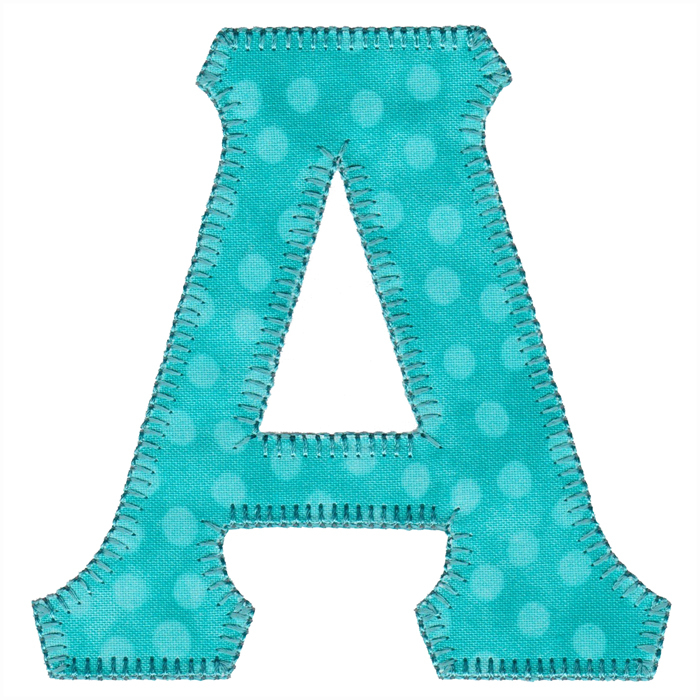 9-256 Glitter Turquoise Letters - 1 inch Turquoise Alphabet