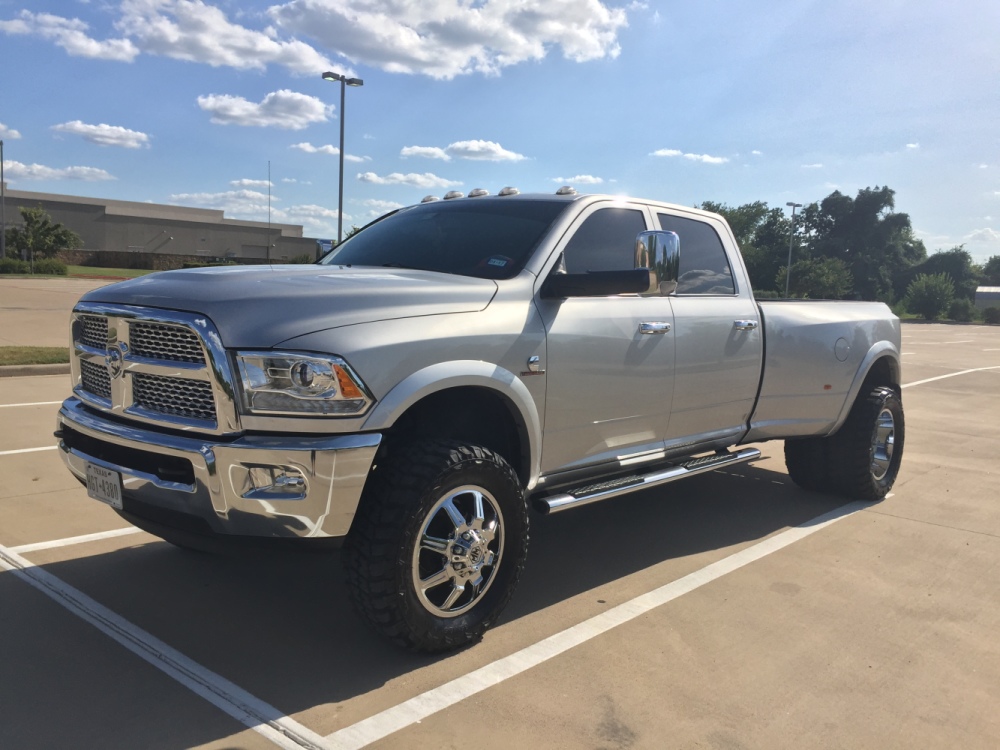2012 DODGE RAM 3500 LARAMIE DUALLY LIFTED ON 20s AN 35s ...