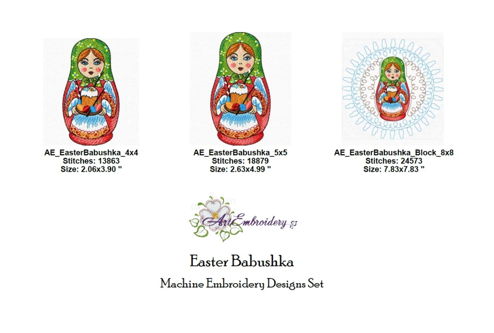 Easter Babushka Doll and Quilt Block - Products - SWAK ...