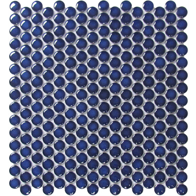 12x12 Penny Round Cobalt Blue