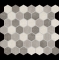 Gray Blend Hexagon Mosaic