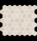 Beige Blend Hexagon Mosaic